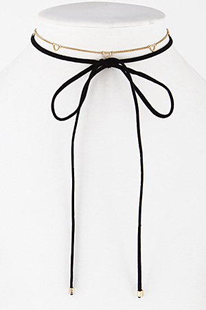 Daily Ribbon Inspired Necklace 7ACD9